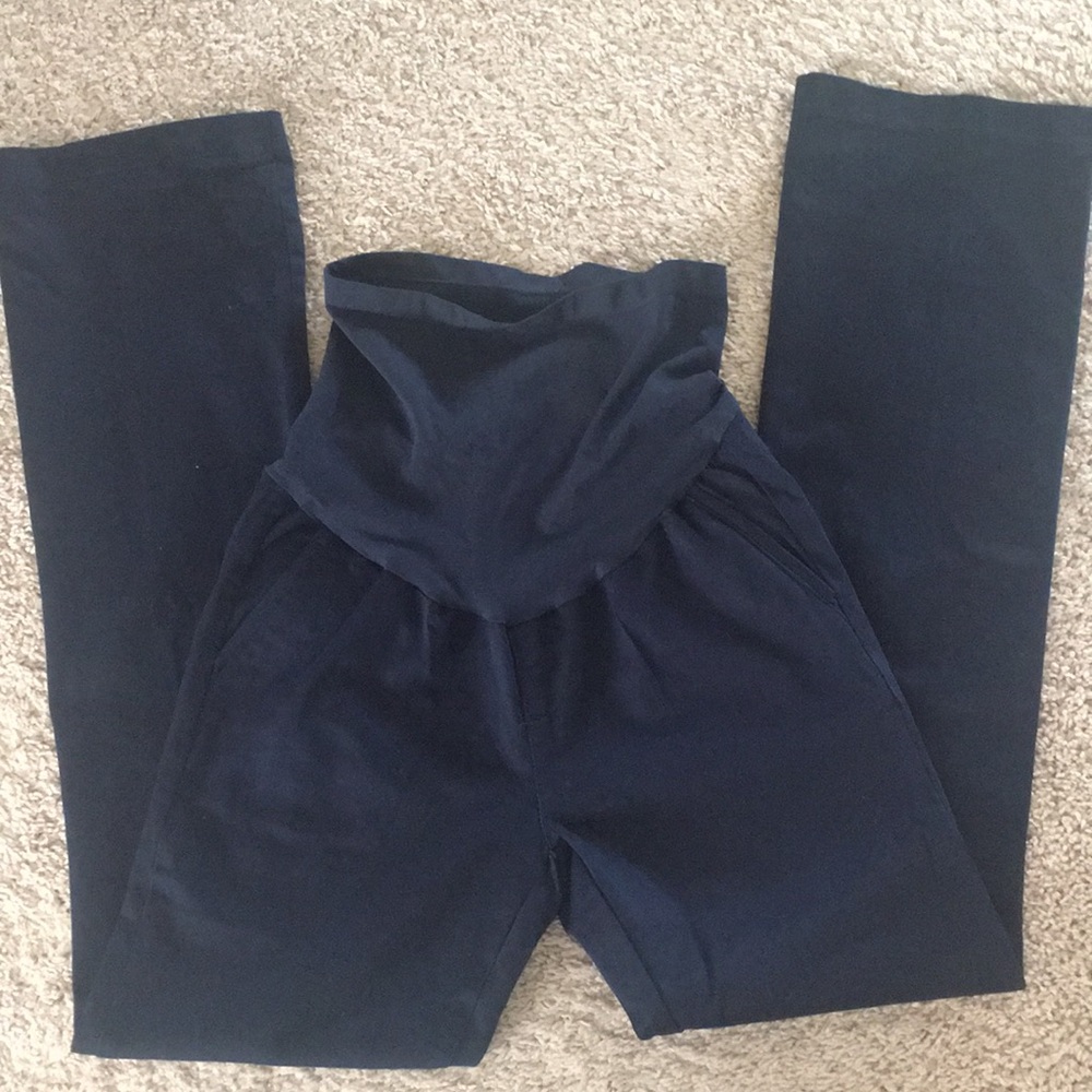 NW/OT Full Panel Navy Blue Maternity Pant